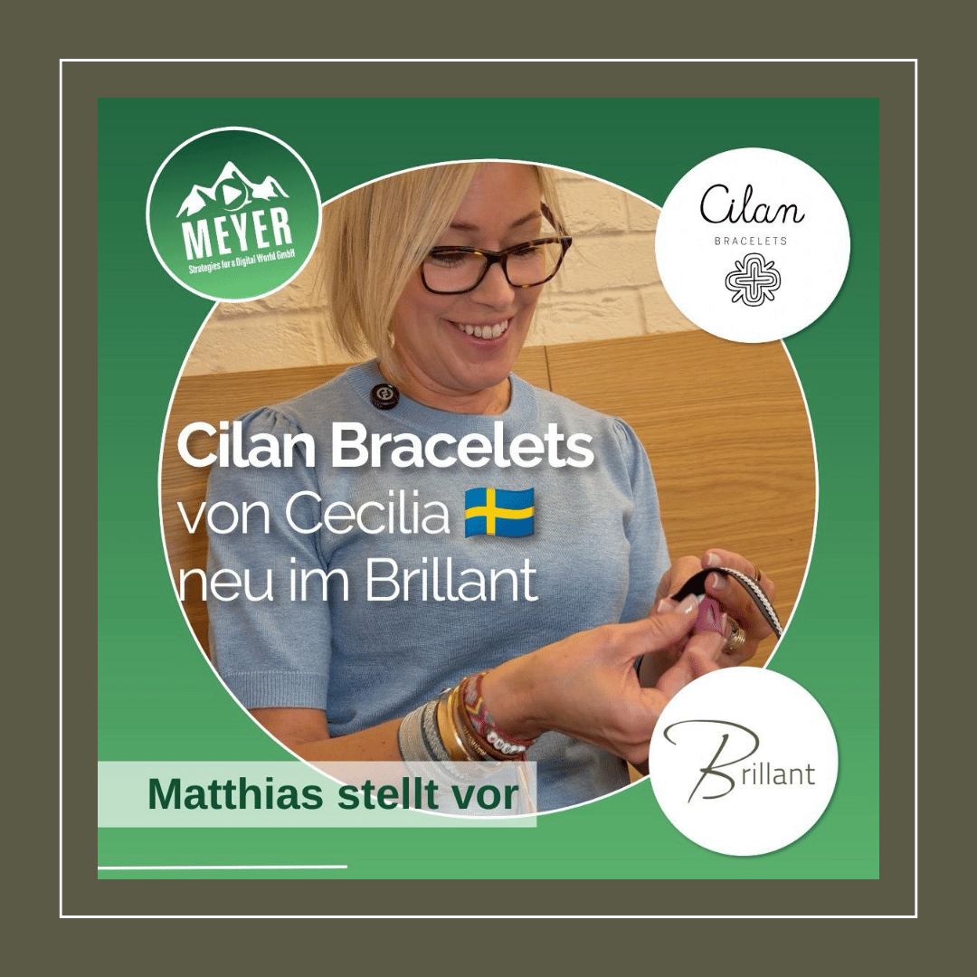 Video zum Besuch bei Cecil von Cilan Bracelets. Exklusiver Verkauf in der Schweiz im Brillant in Wolhusen